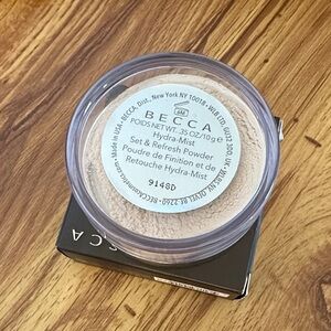 BECCA Hydra-Mist Set & Refresh Powder in Black Packaging- Sealed, NIB